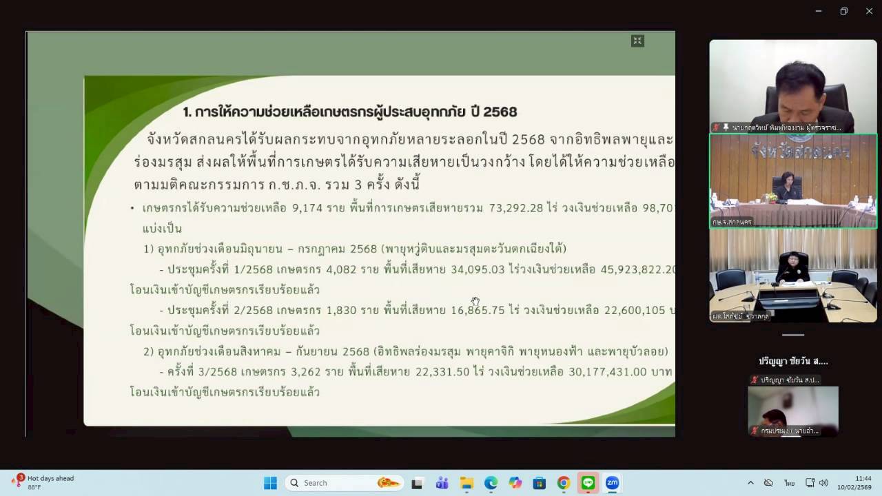 title - ผู้ตรวจราชการ ส.ป.ก. เข้าร่วมประชุมตรวจติดตามความก้าวหน้าผลการดำเนินงานตามแผนการตรวจราชการ ของผู้ตรวจราชการกระทรวงเกษตรและสหกรณ์ ประจำปีงบประมาณ พ.ศ. 2569 รอบที่ 1 ในเขตตรวจราชการที่ 11 จังหวัดสกลนคร